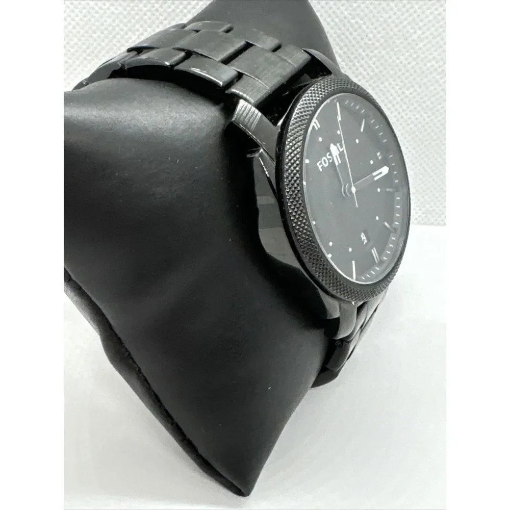 Fossil Machine FS4775 Women Black Stainless Steel Analog Dial Wrist Watch JNA331